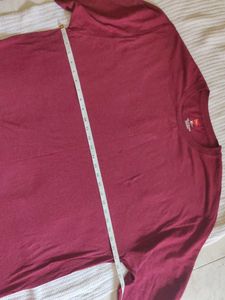 Maroon Long Sleeve Top(unisex)
