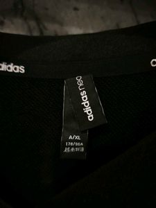 Adidas Black Crewneck Sweatshirt