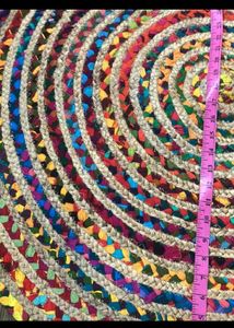 Bohemian Braided round rug