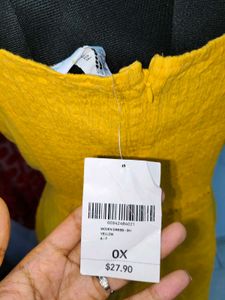 Sunny Yellow A-Line Dress