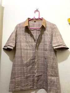 Plaid Short Sleeve Shirt
