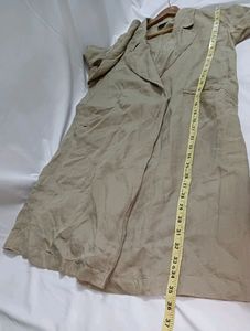 Imported Beige Lightweight Trench Coat