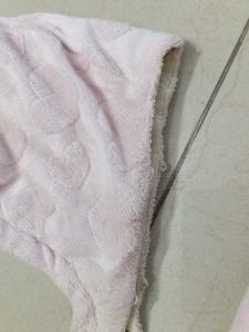 Winter Warm Full Baby Pink Romper