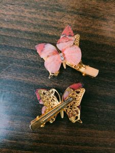 Cute Butterfly Hair Clips (Set of 2)