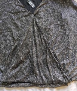 Silver Shimmer Party Top