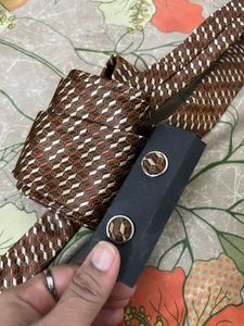 Men's Geometric Patterned Tie
