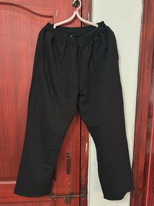 Black Wide Leg Casual Pants