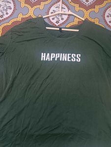 Green "Happiness" T-Shirt