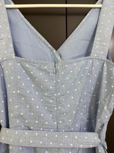Light Blue Polka Dot Jumpsuit