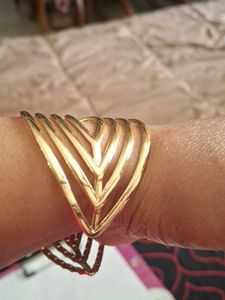 Gold-tone Cuff Bracelet