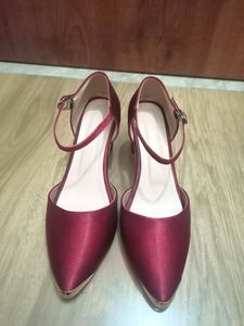 Comfortable Maroon Heels