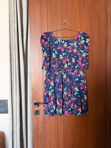 floral pattern frock dress