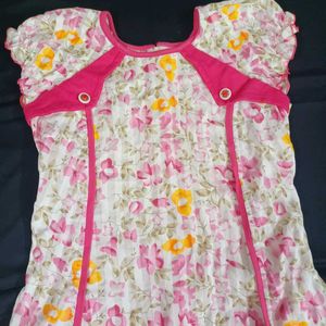 Floral Print Girls Dress