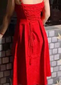 Corset red Dress BRAND NEW.