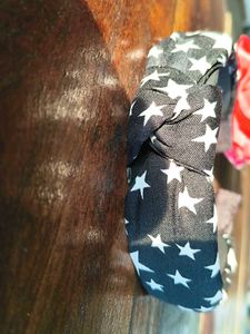 Star Print Knotted Headband