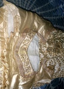 Bridal Lehenga Colour Cream