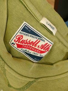 Olive Green Printed Sweatshirts (Men's)