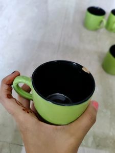 Green Cup Set Of 6