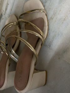 Step On Style Cream Sandals