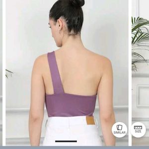 XL size Stylish One-Shoulder Top