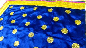 Stone Work Saree With Blouse