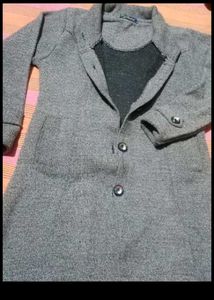 Stylish Grey Women's Coat