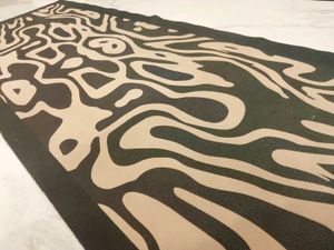 Abstract Patterned Area Rug RUNNER