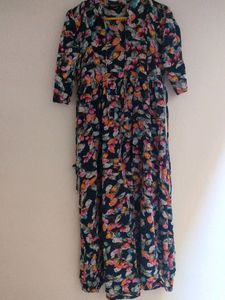 Maternity Nursing Dress With Zip, Size S