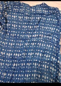 Blue Printed Kurta