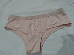 Combo of two Women's Grey Cotton Briefs with Pink