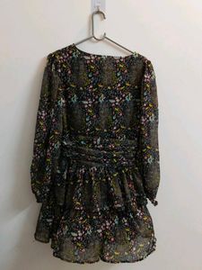 New Floral Print Mini Dress