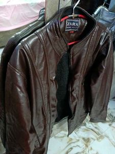 Abroad Zara Men's Faux Leather Jacket