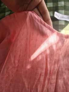 SALE❗peach embroidery festive kurta