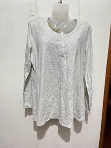Comfortable Grey Long Sleeve Top