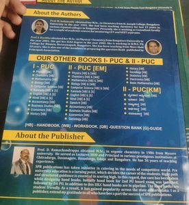 II PUC Chemistry Handbook 2023-24