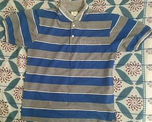 Striped Polo Shirt - Casual Style