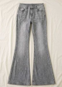 ‧₊˚🖇️✩ y2k Grey Flared Jeans