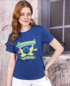 Blue Savannah Baseball Graphic Tee