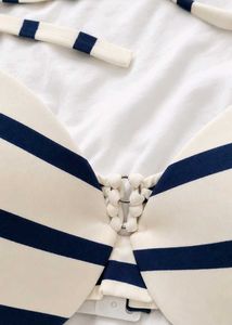 Striped Bikini Top
