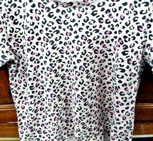 Leopard Print Short Sleeve T-Shirt
