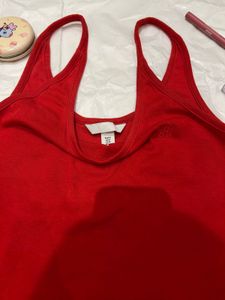 Vibrant Red Camisole Top