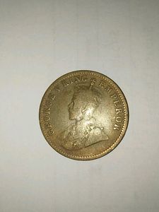 One Quarter Anna 1920 (GEORGE V KING)