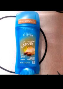 Secret Cocoa Butter Deodorant under arm roll on