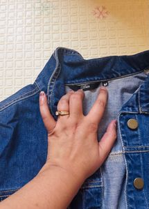 Funky Denim Jacket with Patches