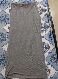 Grey Maxi Skirt