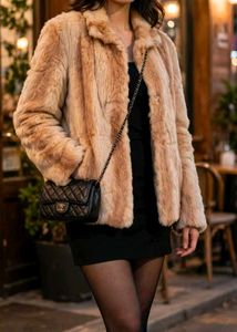 Stylish Faux Fur Coat