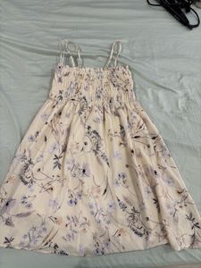 Floral Smocked Mini Dress