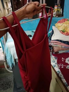 Elegant Red Party Dress