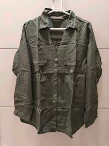 Zara denim shirt in L new
