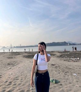 Trendy Graphic Crop Top